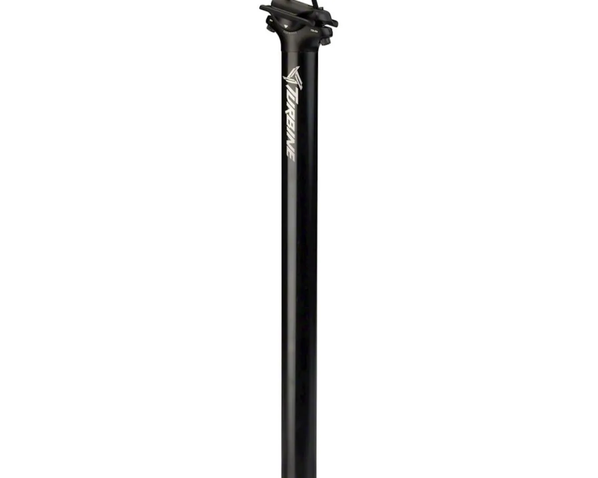 Race Face Seatposts & Clamps|Turbine Seatpost (Black) (27.2mm) (400mm) (0mm Offset)