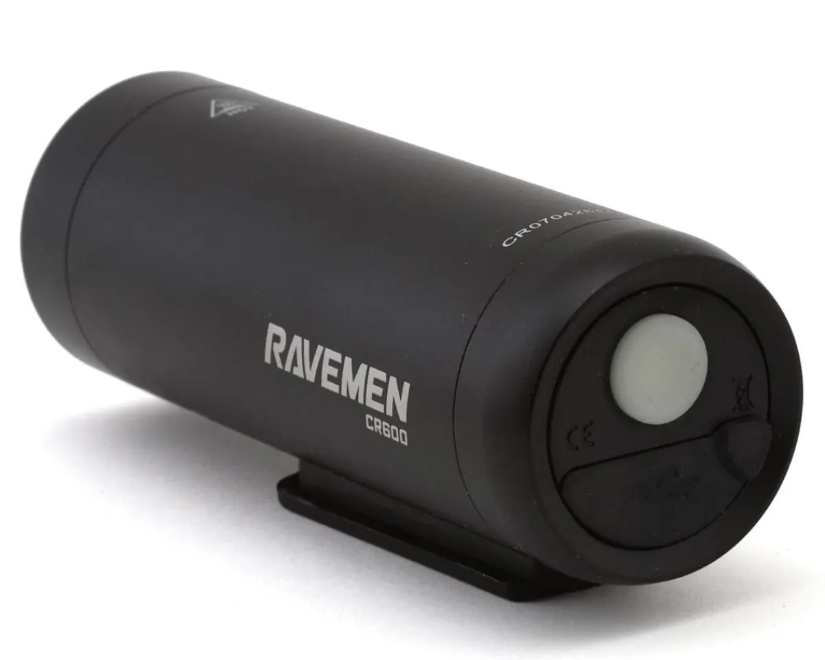 Ravemen Bike Lights|CR600 Headlight (Black) (600 Lumens)
