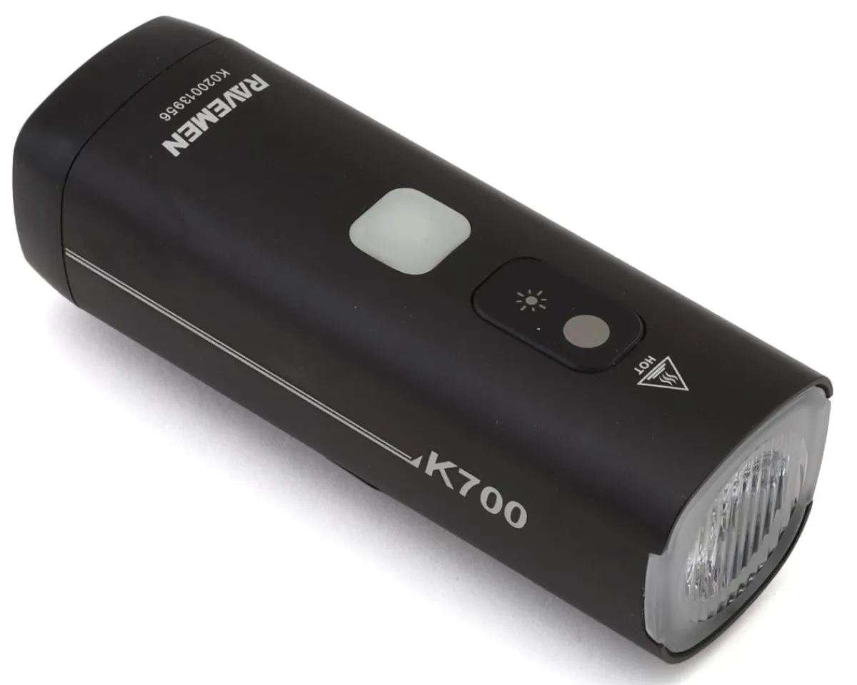Ravemen Bike Lights|K700 Headlight (Black) (700 Lumens)