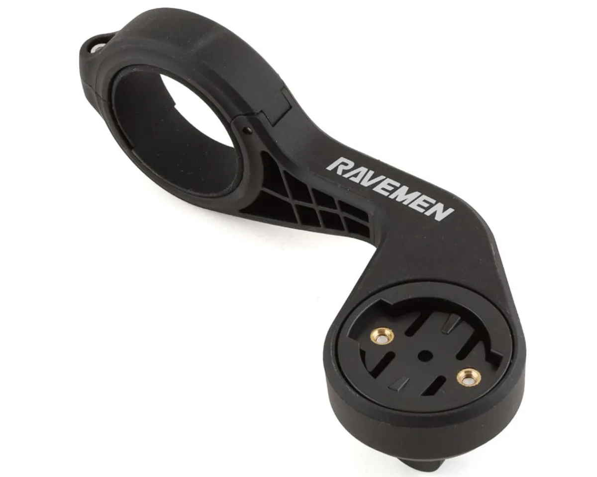 Ravemen Bike Computers|Mounts & Handlebar Accessories|Out Front Mount (Black) (31.8mm) (Garmin/GoPro)