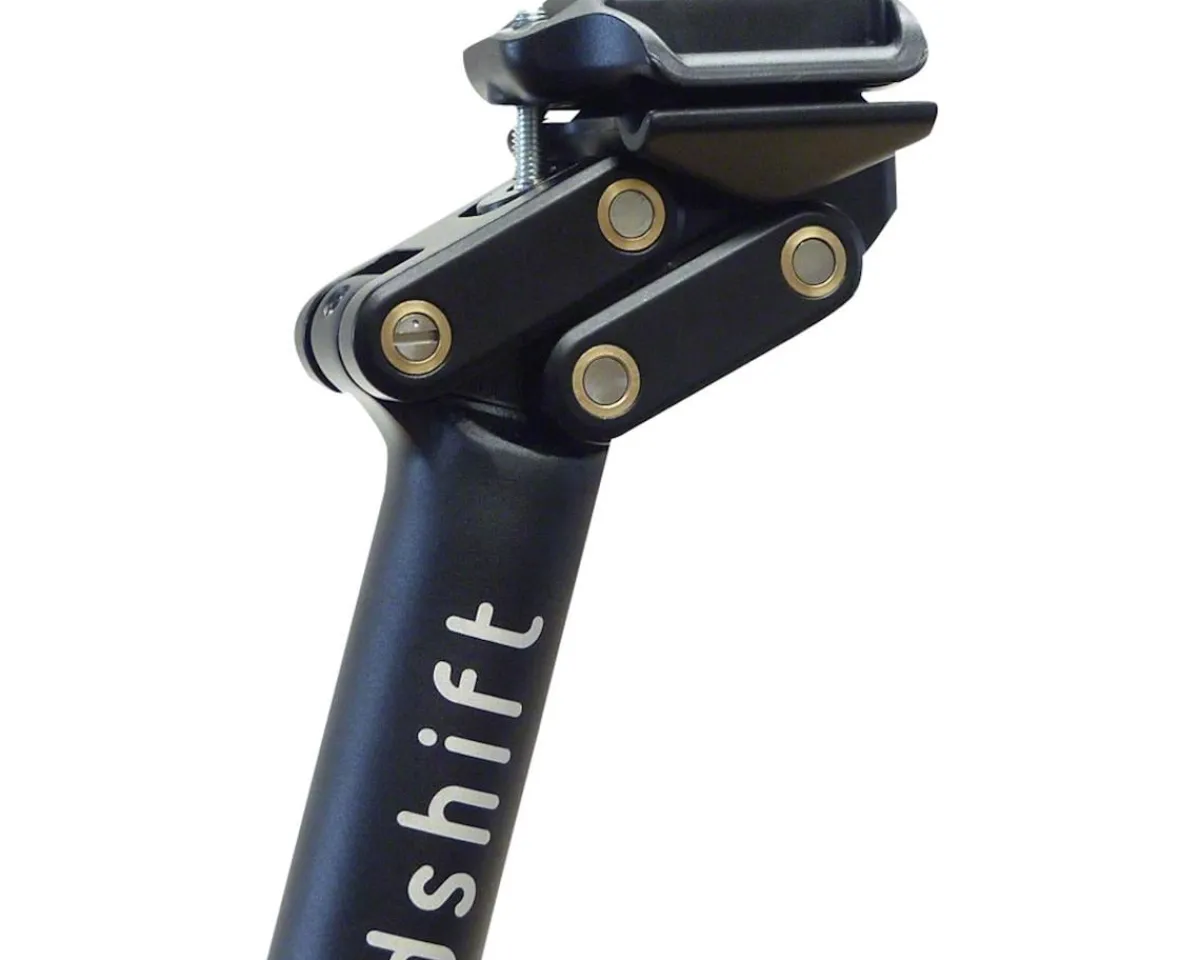 Redshift Sports Seatposts & Clamps|Dual-Position Seatpost (Black) (Aluminum) (27.2mm) (350mm)