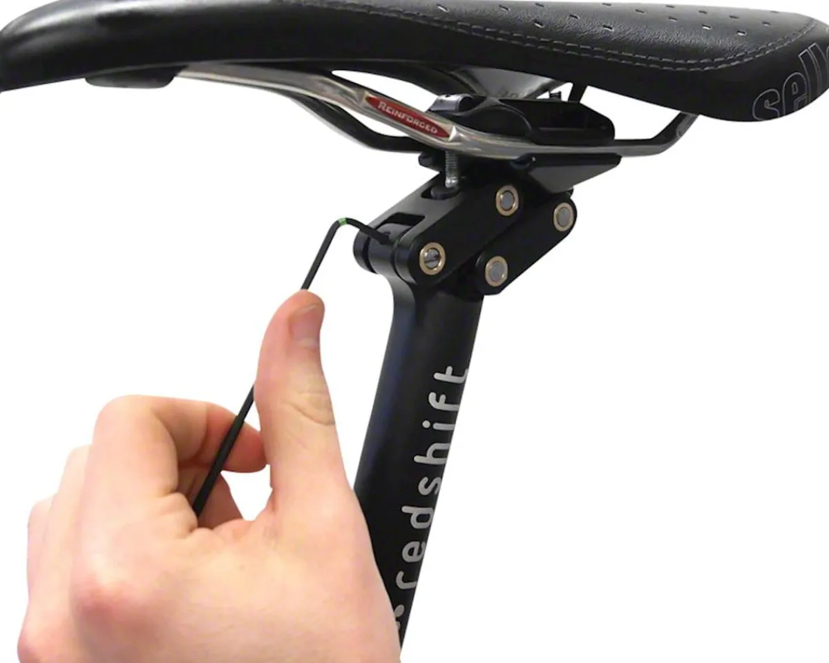 Redshift Sports Seatposts & Clamps|Dual-Position Seatpost (Black) (Aluminum) (27.2mm) (350mm)