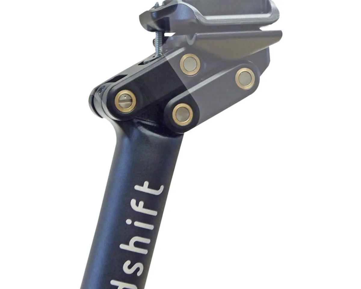 Redshift Sports Seatposts & Clamps|Dual-Position Seatpost (Black) (Aluminum) (27.2mm) (350mm)