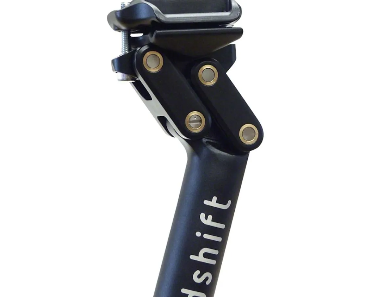 Redshift Sports Seatposts & Clamps|Dual-Position Seatpost (Black) (Aluminum) (27.2mm) (350mm)