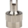 Rema Tip Top Wheels & Parts|Tire & Tube Accessories|Rema 37 Schrader Metal Valve Cap w/ Core Tool