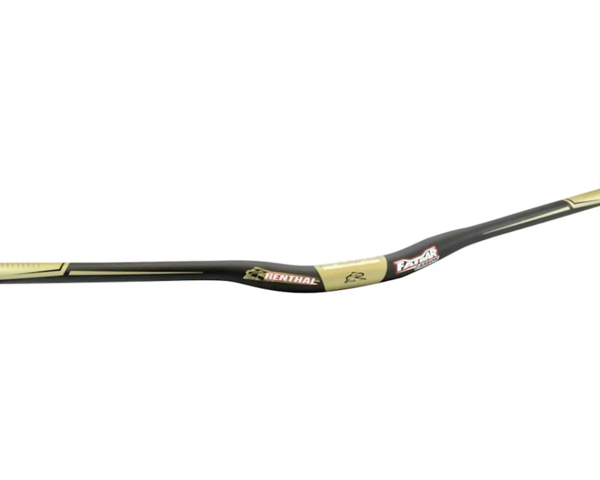 Renthal Handlebars|FatBar Carbon V2 Handlebar (Black) (31.8mm) (20mm Rise) (800mm) (5/7° Sweep)