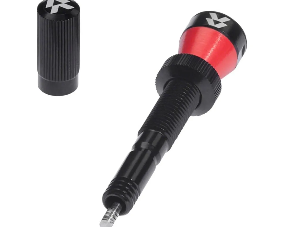 Reserve Wheels Tubeless Tire Tools|Tubeless Accessories|Fillmore Tubeless Valves (Black) (Pair) (50mm)