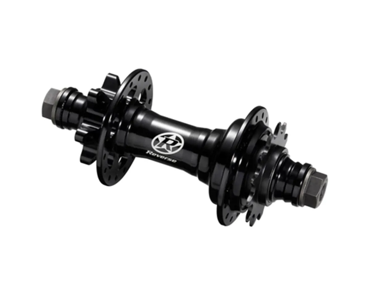 Reverse Components Wheels & Parts|Base Single Speed Rear Disc Hub (Black) (Single Speed) (6-Bolt) (10 x 135mm) (32H)