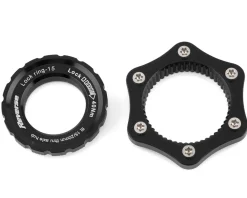 Reverse Components Brakes|Centerlock to 6-Bolt Rotor Adapter (Black)