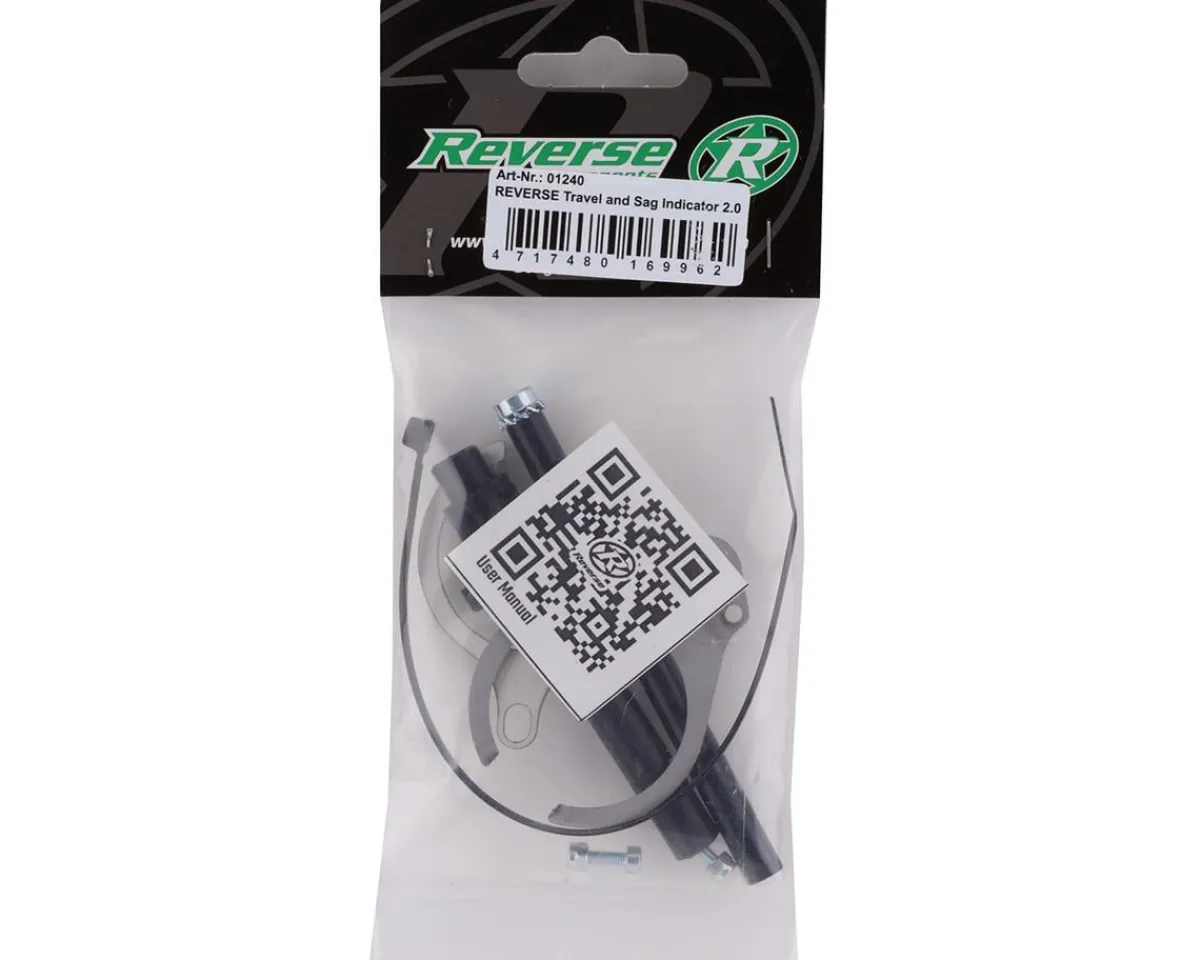 Reverse Components Tools|Suspension|Coil Shock Travel/Sag Indicator 2.0 (Black)