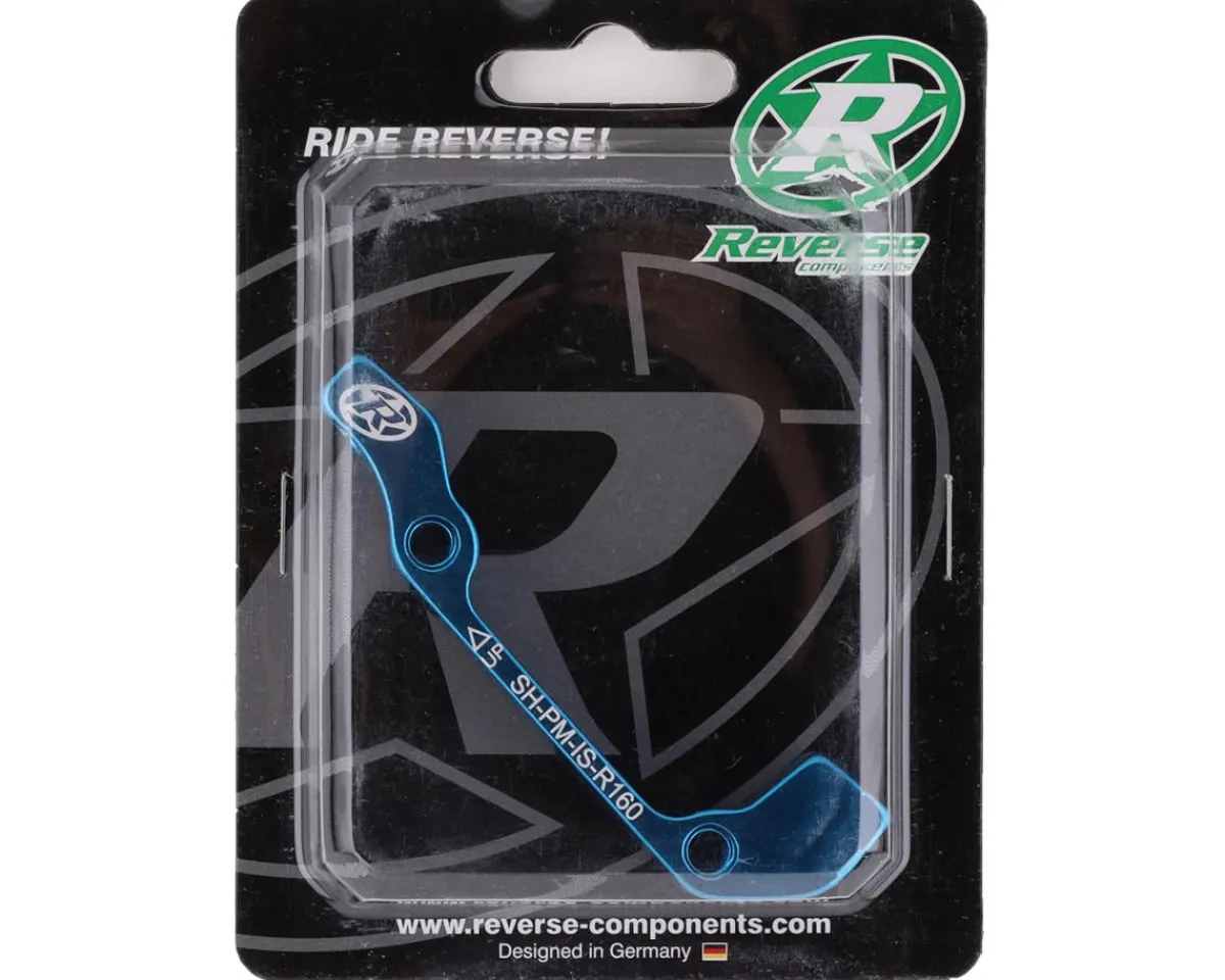 Reverse Components Brakes|Disc Brake Adapters (Light Blue) (IS Mount) (180mm Front, 160mm Rear)