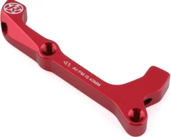 Reverse Components Brakes|Disc Brake Adapters (Red) (IS Mount | Avid) (180mm Rear)