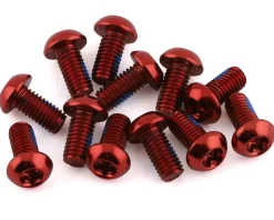Reverse Components Brakes|Disc Rotor Bolts (Red) (M5 x 10) (12)