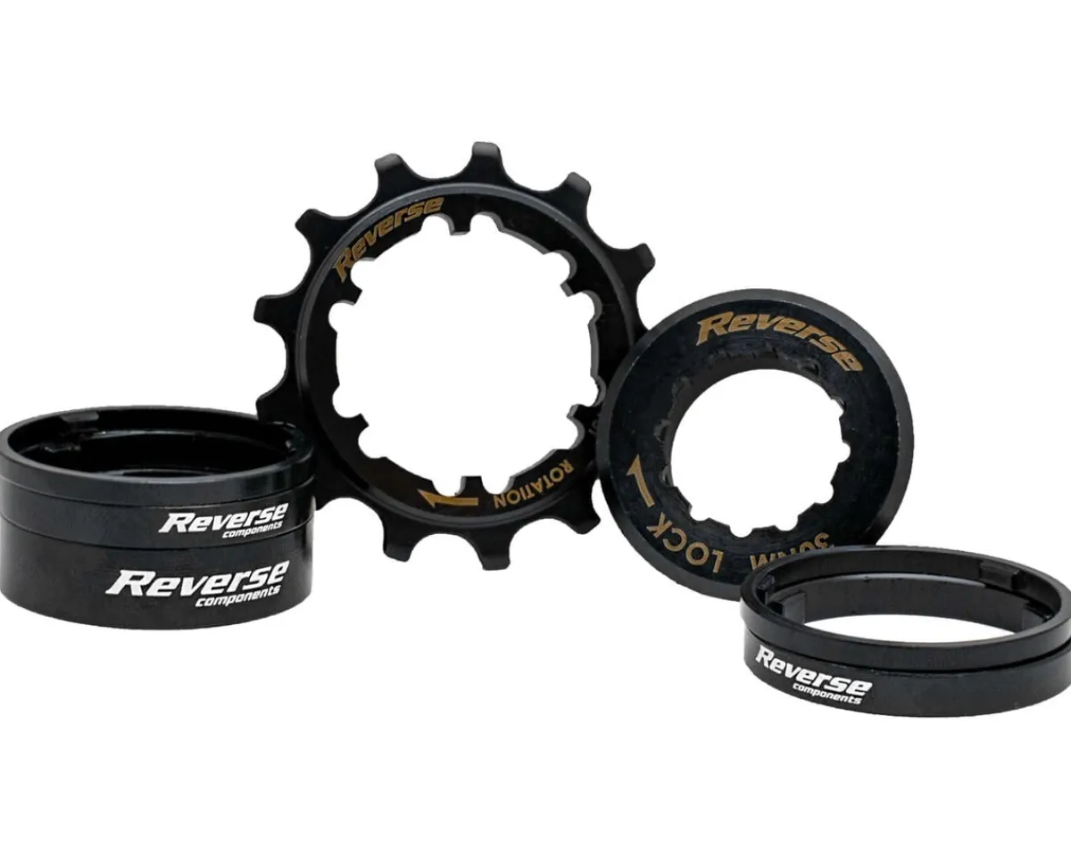 Reverse Components Cassettes|MicroSpline Single Speed Kit (Black) (13T)