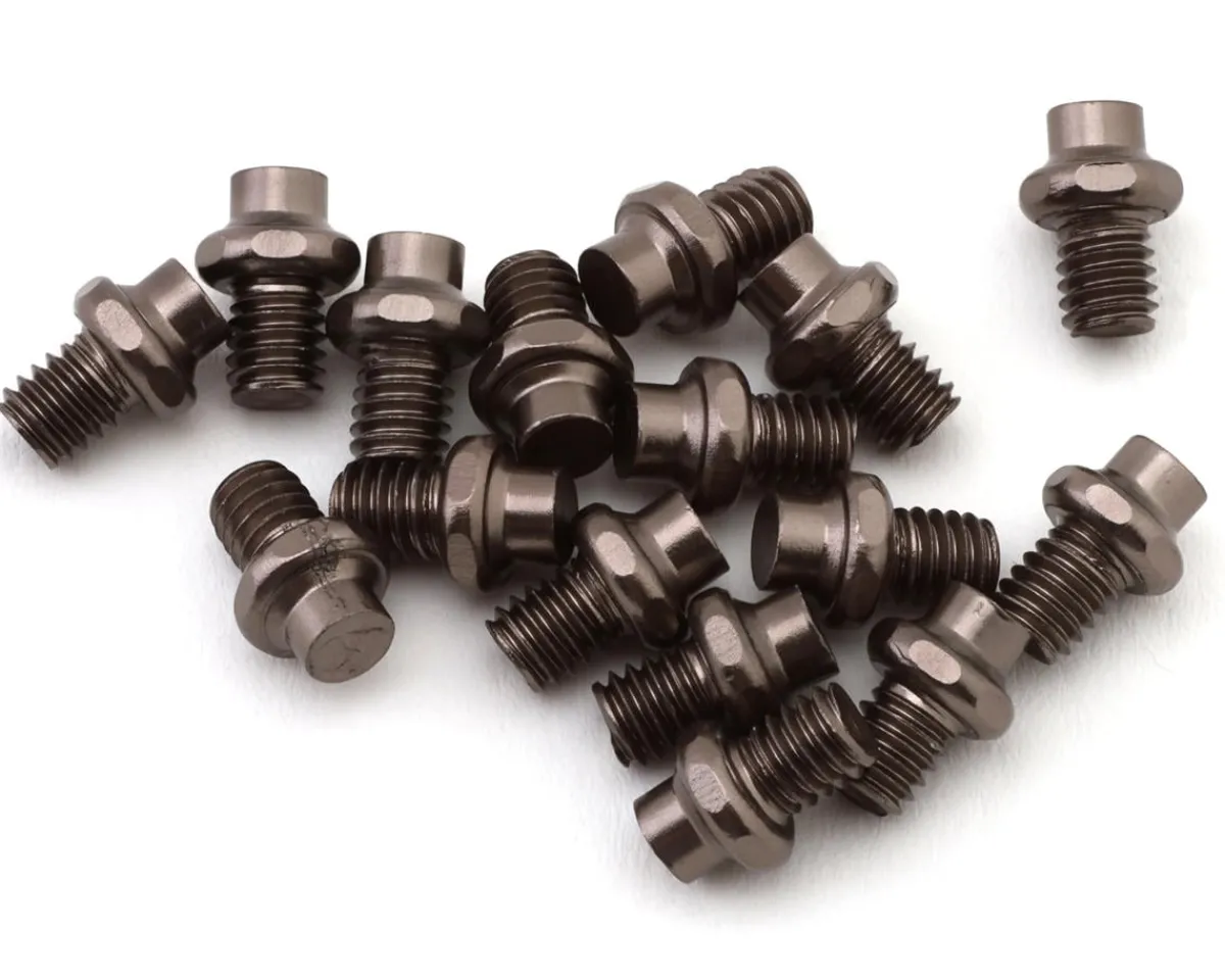 Reverse Components Pedals & Cleats|R-Pins M4 Pedal Pins (Grey) (16 Pack) (Escape + Escape Pro) (Aluminum)