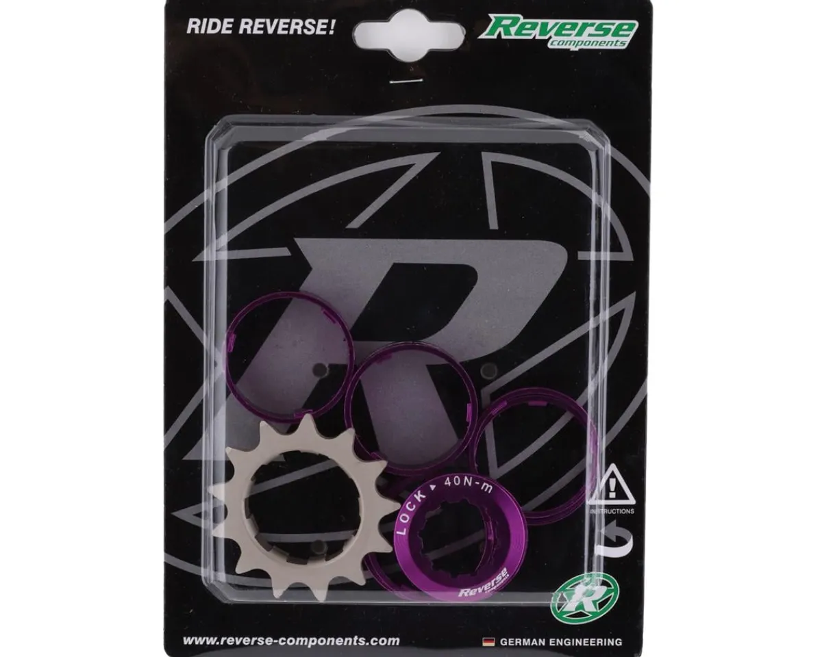 Reverse Components Cassettes|Single Speed Kit (Purple) (13T)