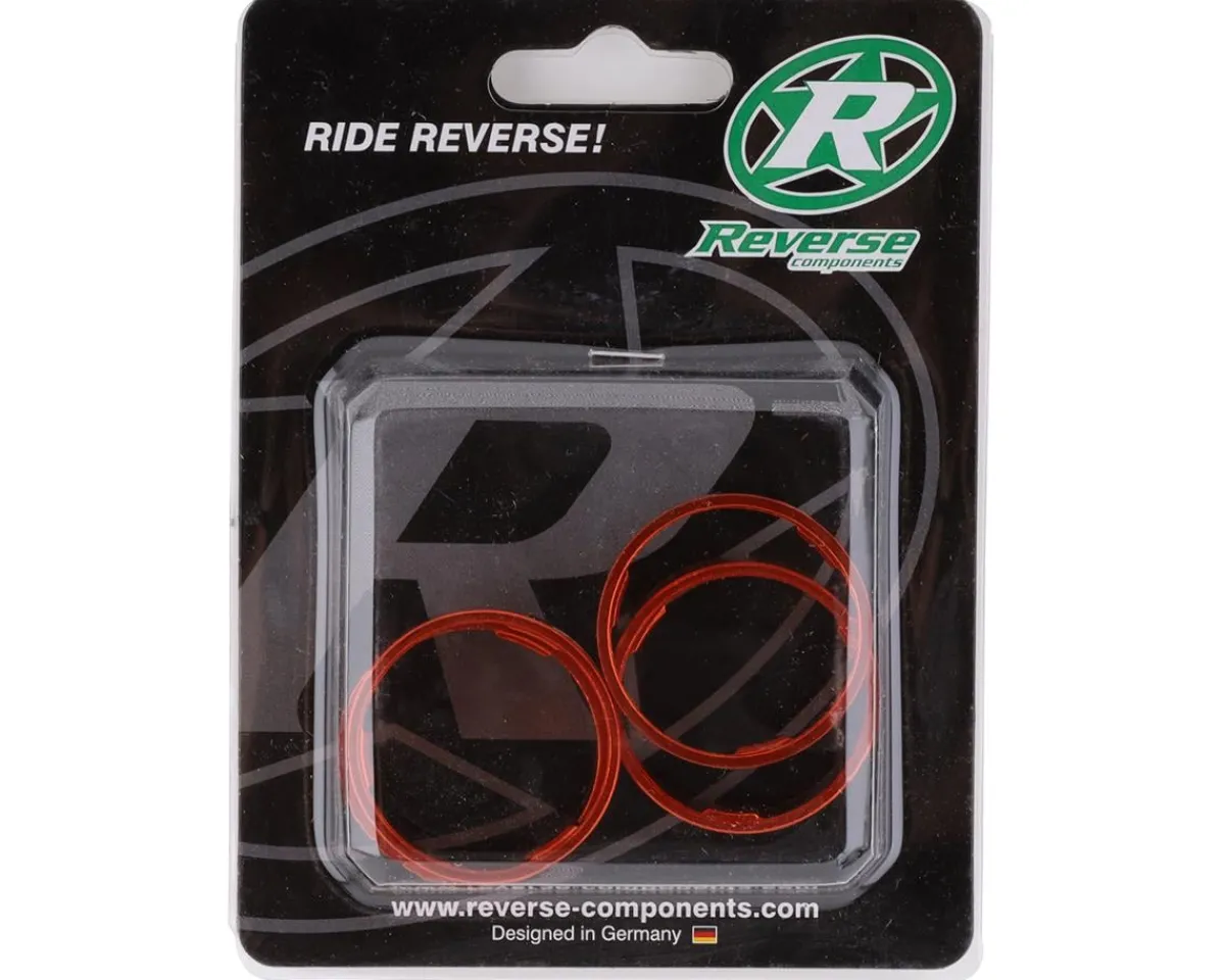 Reverse Components Headsets & Spacers|Ultralight Headset Spacer Set (Orange) (4)