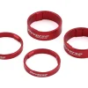 Reverse Components Headsets & Spacers|Ultralight Headset Spacer Set (Red) (4)