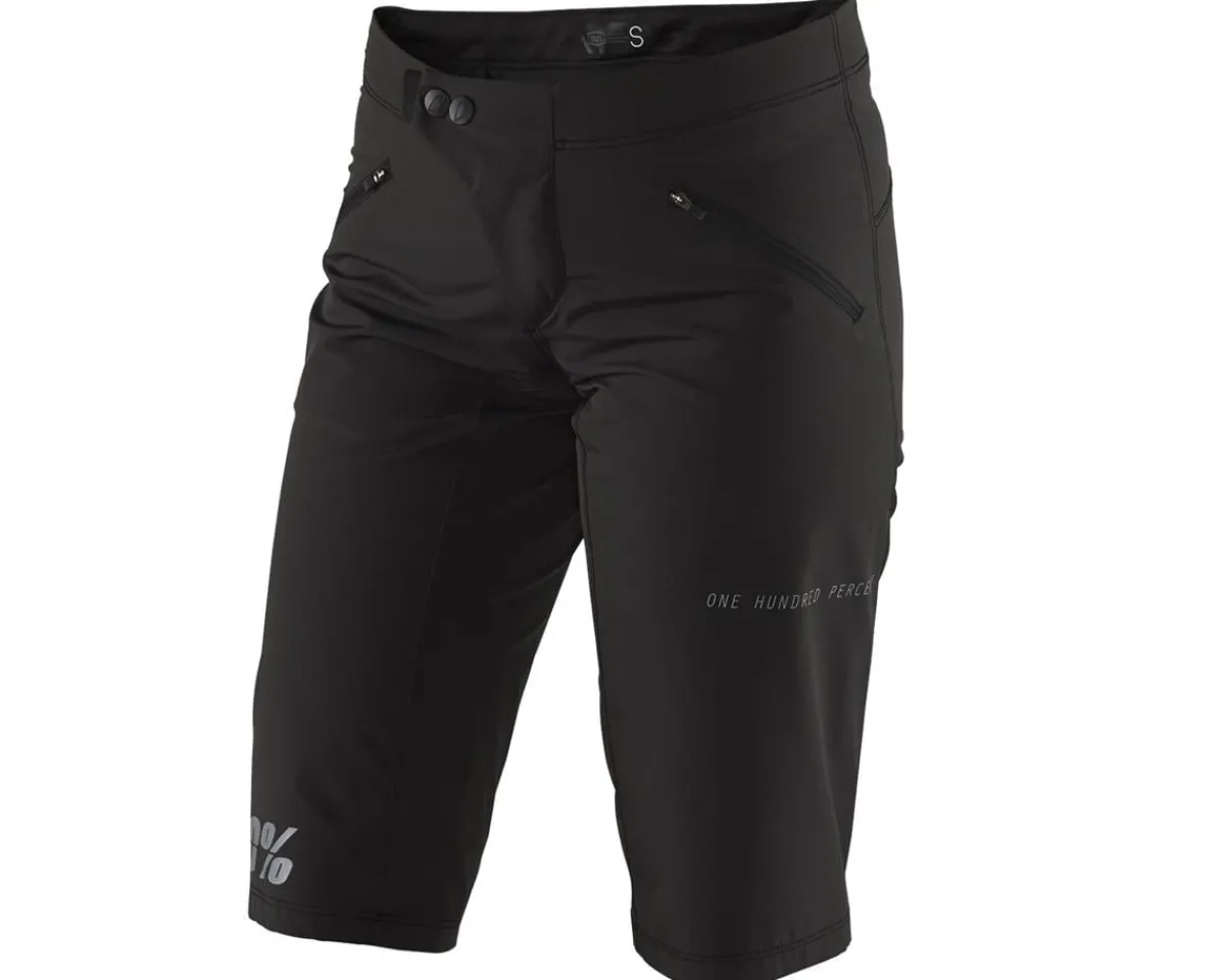 1 Women'S|Shorts & Bibs|00% Ridecamp Women's Shorts (Black) (S)