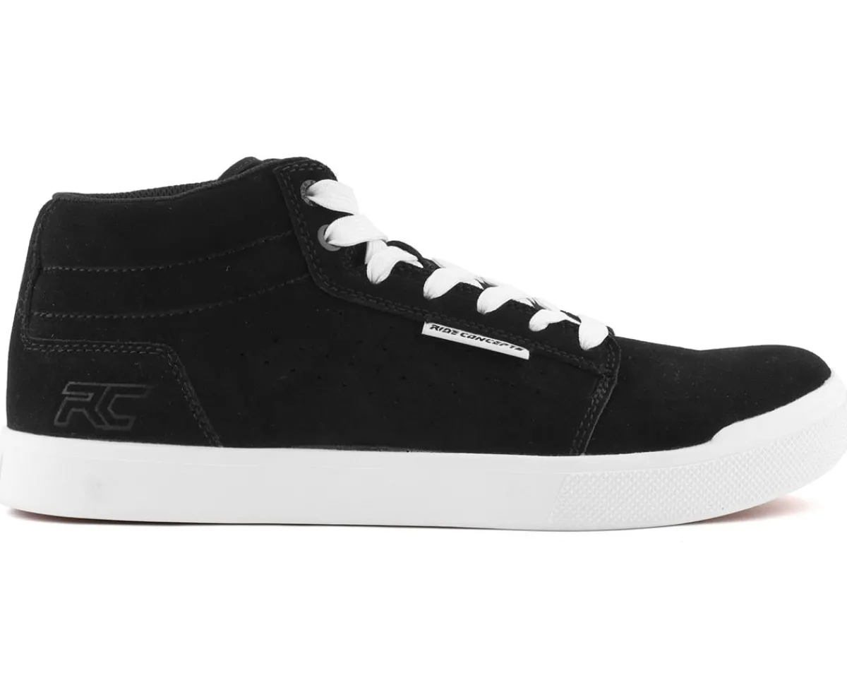 Ride Concepts Shoes|Clothing Sale|Men's Vice Mid Flat Pedal Shoe (Black/White) (7)