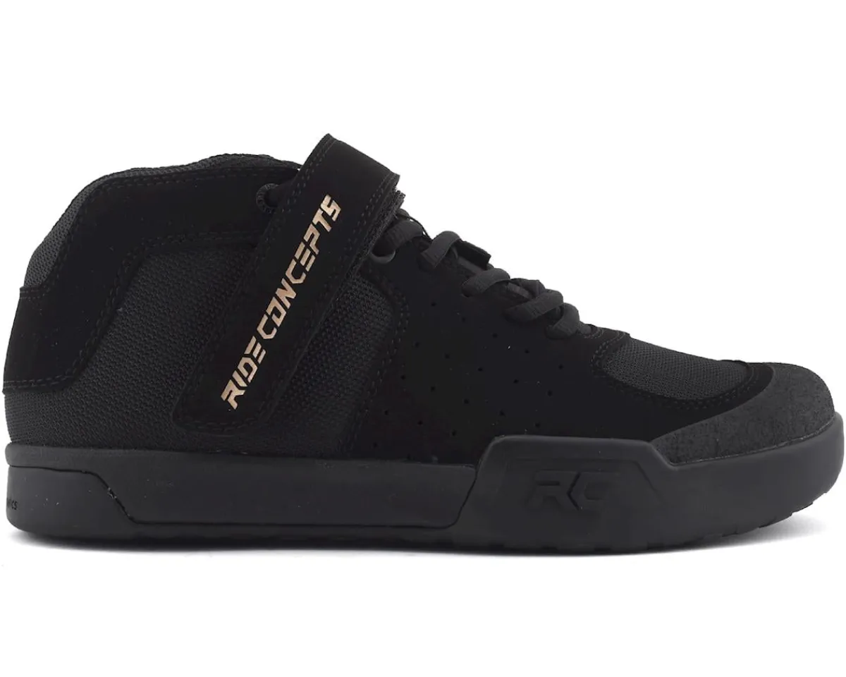 Ride Concepts Shoes|Women'S|Wildcat Women's Flat Pedal Shoe (Black/Gold) (5)