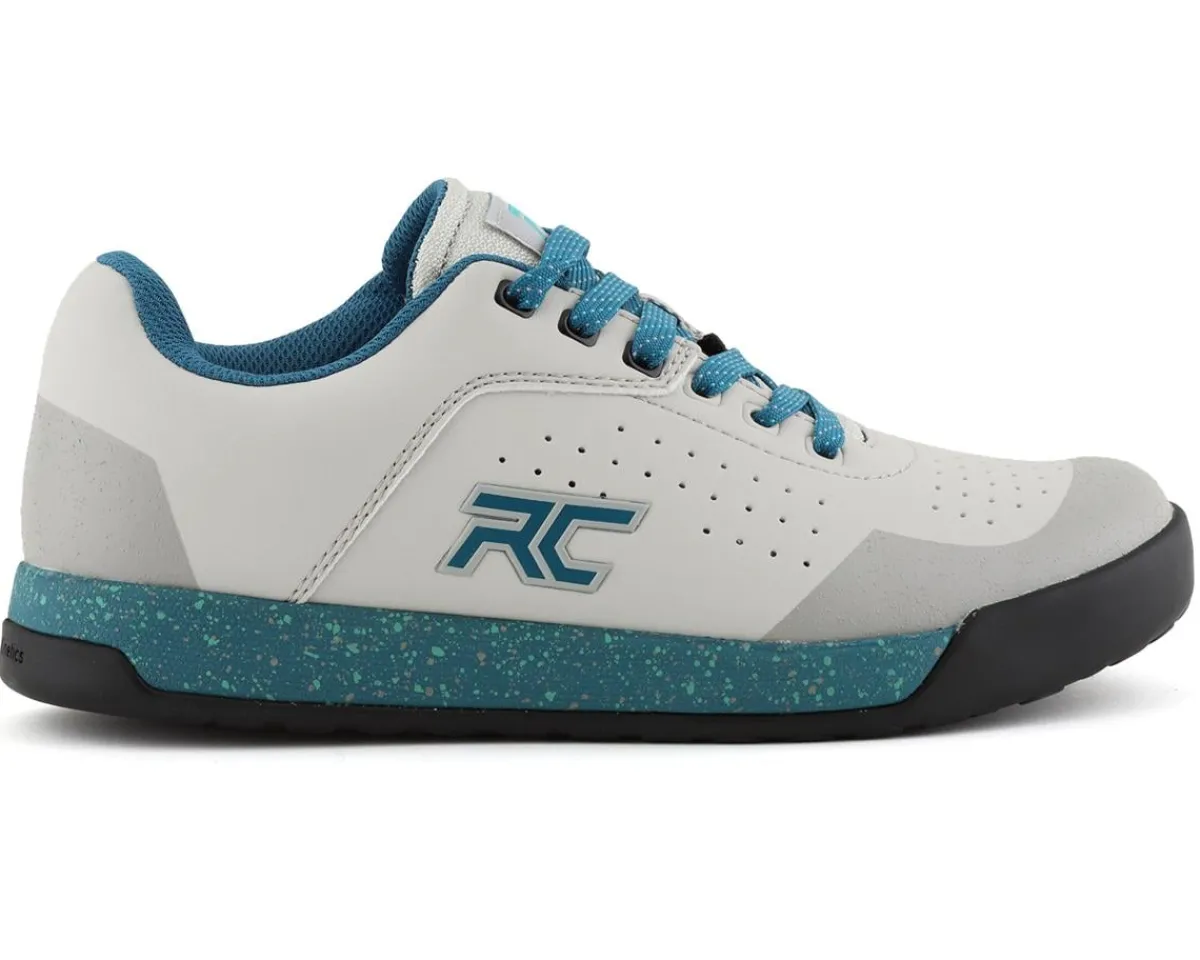 Ride Concepts Shoes|Women'S|Women's Hellion Flat Pedal Shoe (Grey/Tahoe Blue) (5)