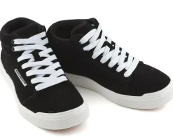 Ride Concepts Shoes|Youth & Kids|Youth Vice Mid Flat Pedal Shoe (Black/White) (2)