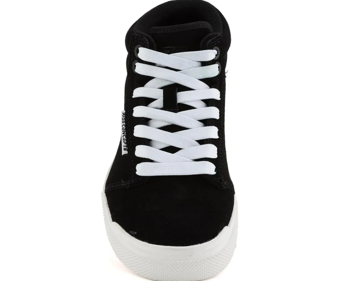 Ride Concepts Shoes|Youth & Kids|Youth Vice Mid Flat Pedal Shoe (Black/White) (2)