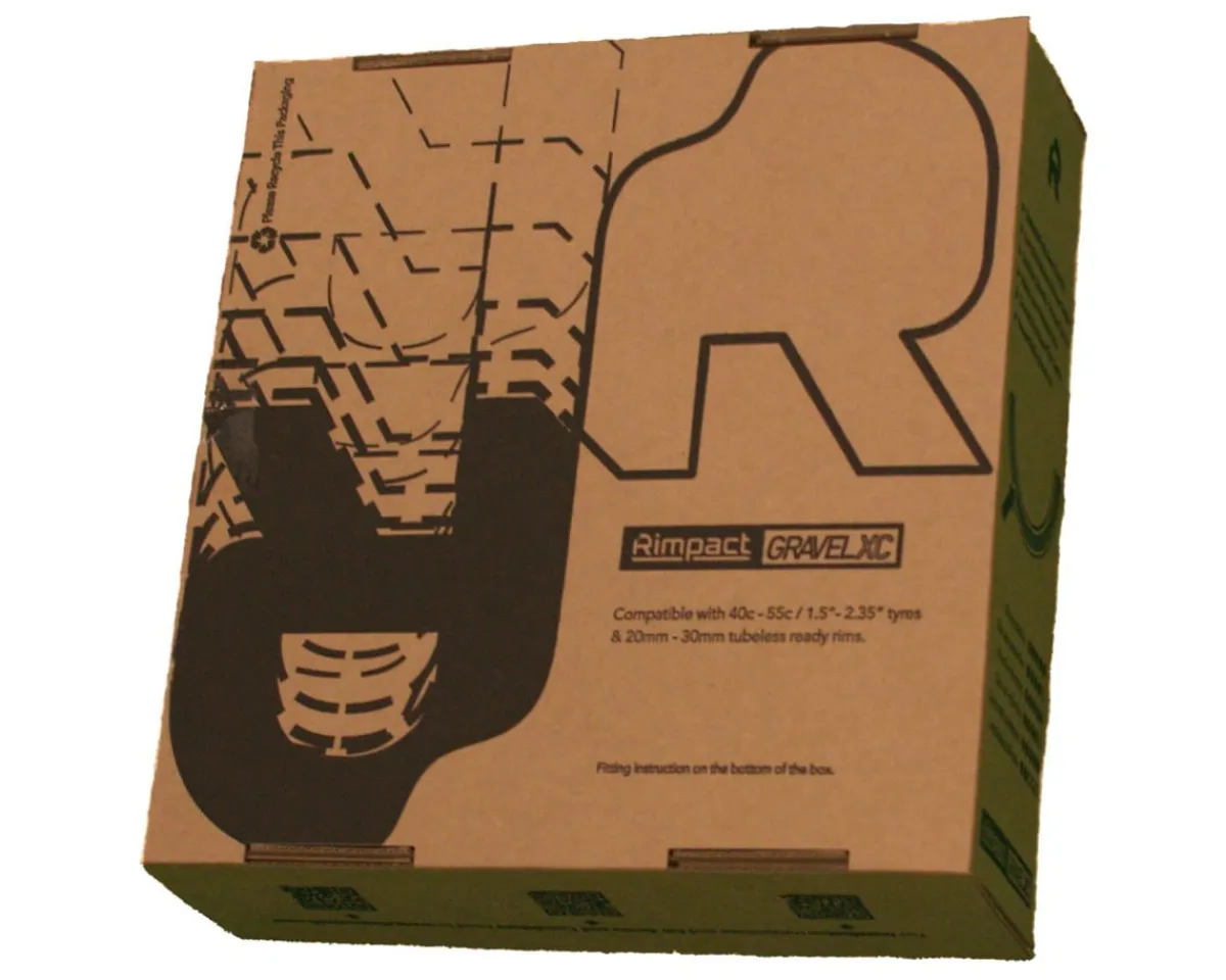 Rimpact Tubeless Accessories|Gravel/XC Tubeless Tire Insert (2 Pack w/ Valves) (650b/27.5")