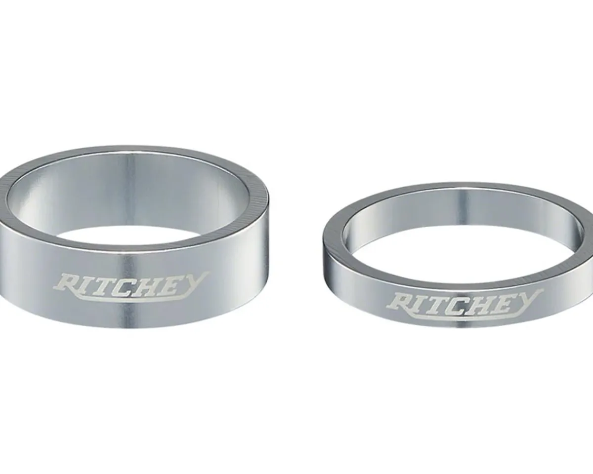 Ritchey Headsets & Spacers|Holiday Shopping|Classic Headset Spacers (Silver) (1-1/8") (5 & 10mm)