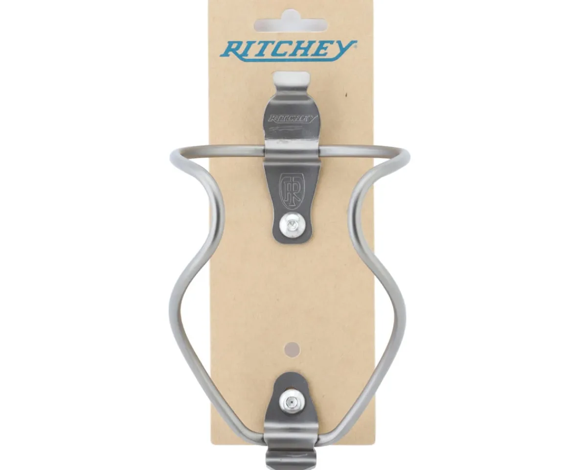 Ritchey Bottle Cages & Mounts|Classic Stainless Steel Water Bottle Cage (Silver)