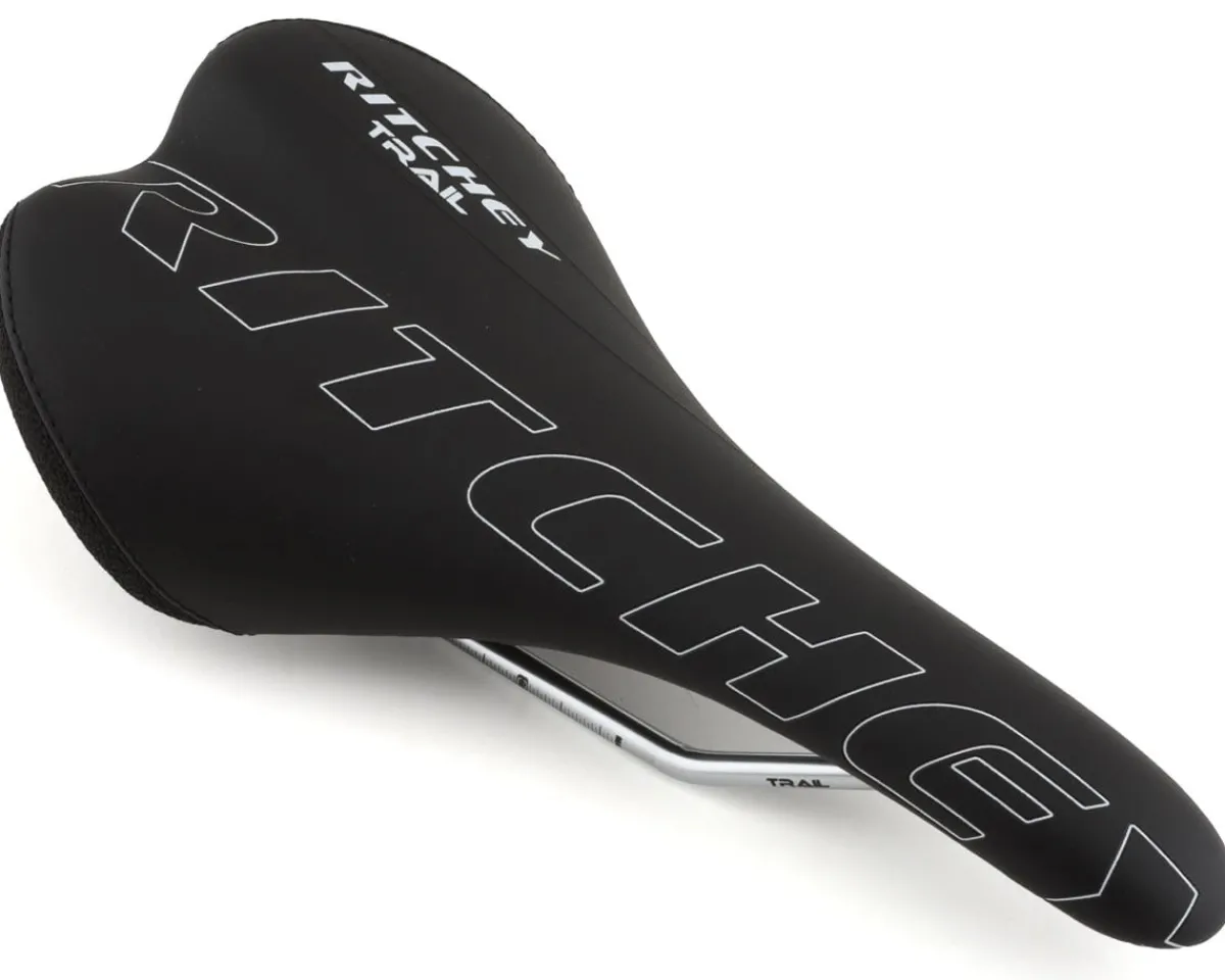 Ritchey Saddles & Seats|Comp Trail Saddle (Black) (Chromoly Rails) (132mm)