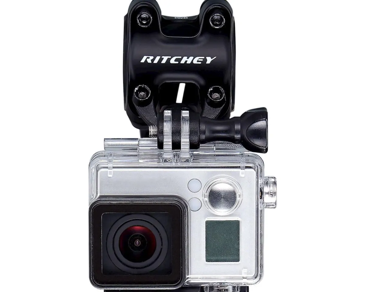 Ritchey Mounts & Handlebar Accessories|Holiday Shopping|Universal Stem Mount (Black) (Narrow Spacing) (With GoPro Style Interface)