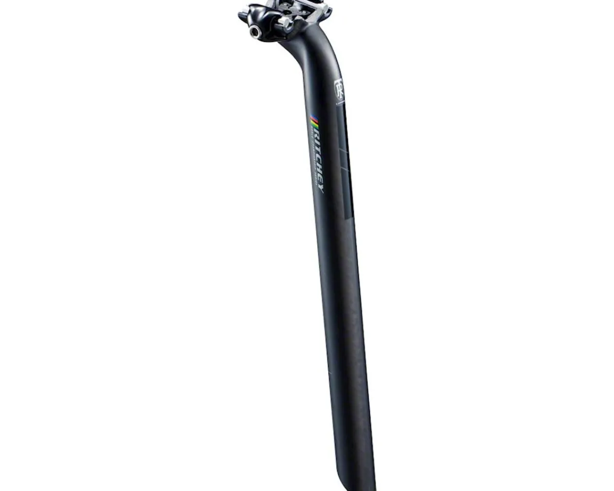 Ritchey Seatposts & Clamps|WCS Carbon 1-Bolt Seatpost (Black) (31.6mm) (400mm) (25mm Offset)