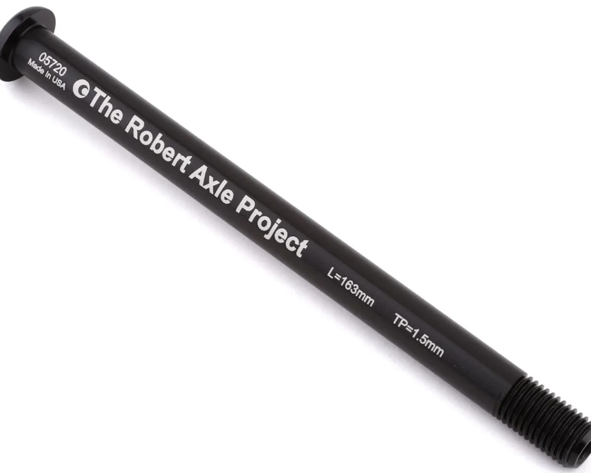 Robert Axle Project Wheels & Parts|Lightning Bolt-on Rear Axle (Black) (163mm) (M12 x 1.5)
