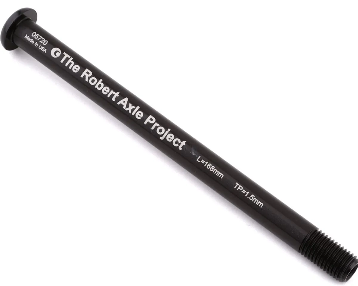 Robert Axle Project Wheels & Parts|Lightning Bolt-on Rear Axle (Black) (168mm) (M12 x 1.5)