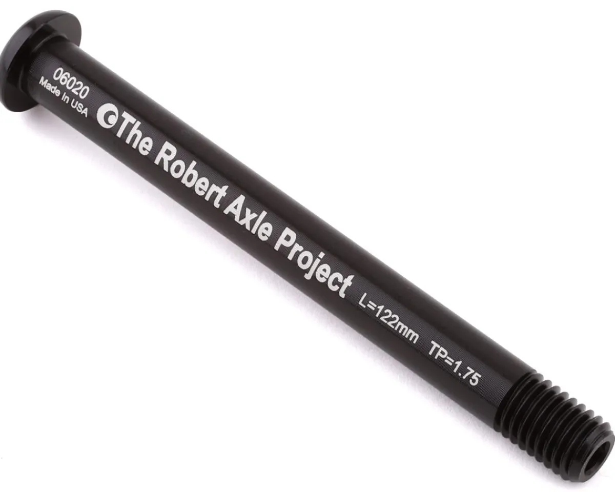 Robert Axle Project Wheels & Parts|12mm Front Lightning Bolt Thru Axle (Black) (122mm) (M12 x 1.75)