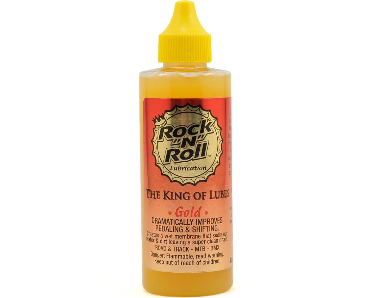 Rock Lubes, Greases, & Oils|Chains & Accessories|"N" Roll Gold Chain Lubrication (Bottle) (4oz)