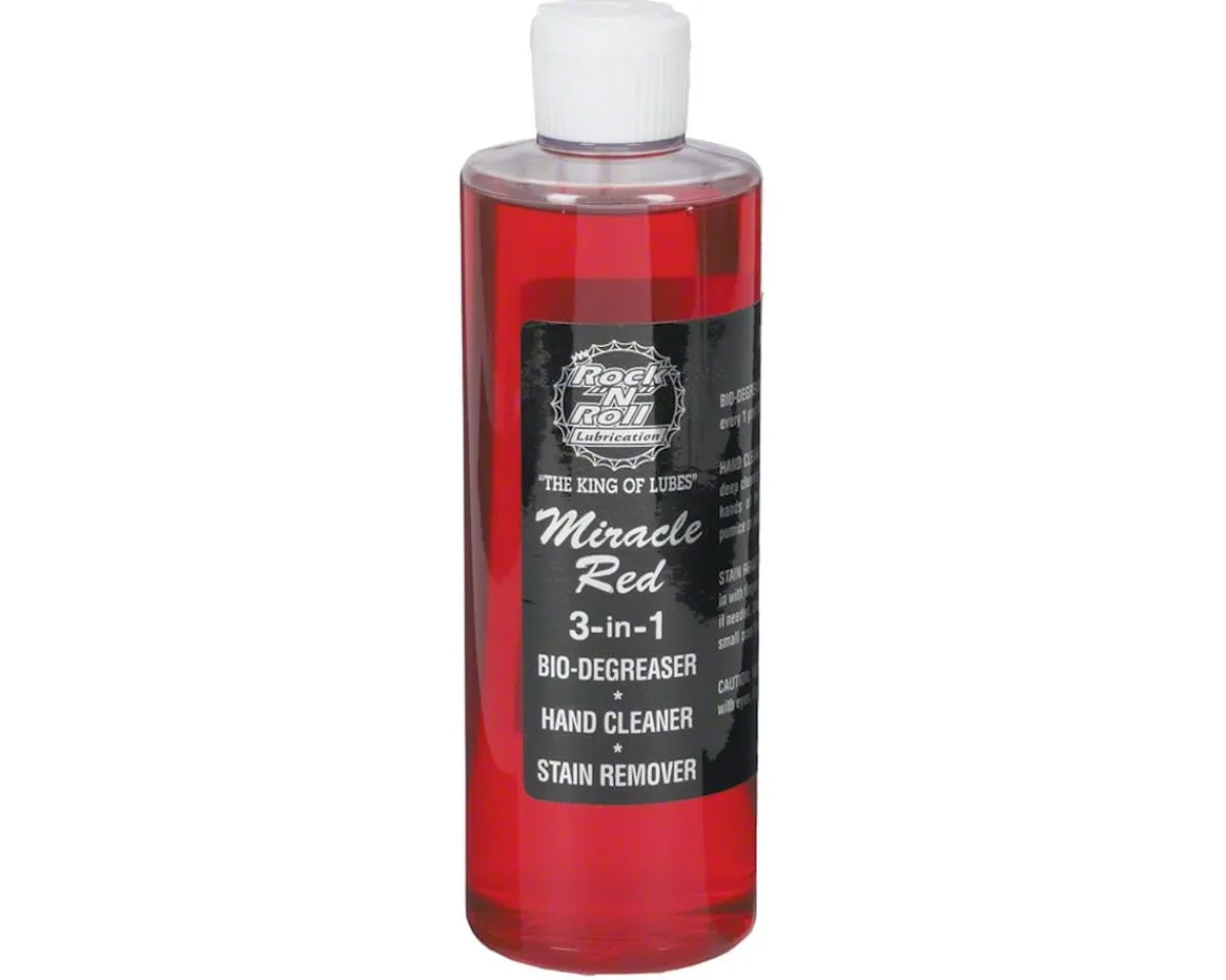 Rock Cleaning Supplies|"N" Roll Miracle Red Bio-Cleaner/Degreaser (Bottle) (16oz)