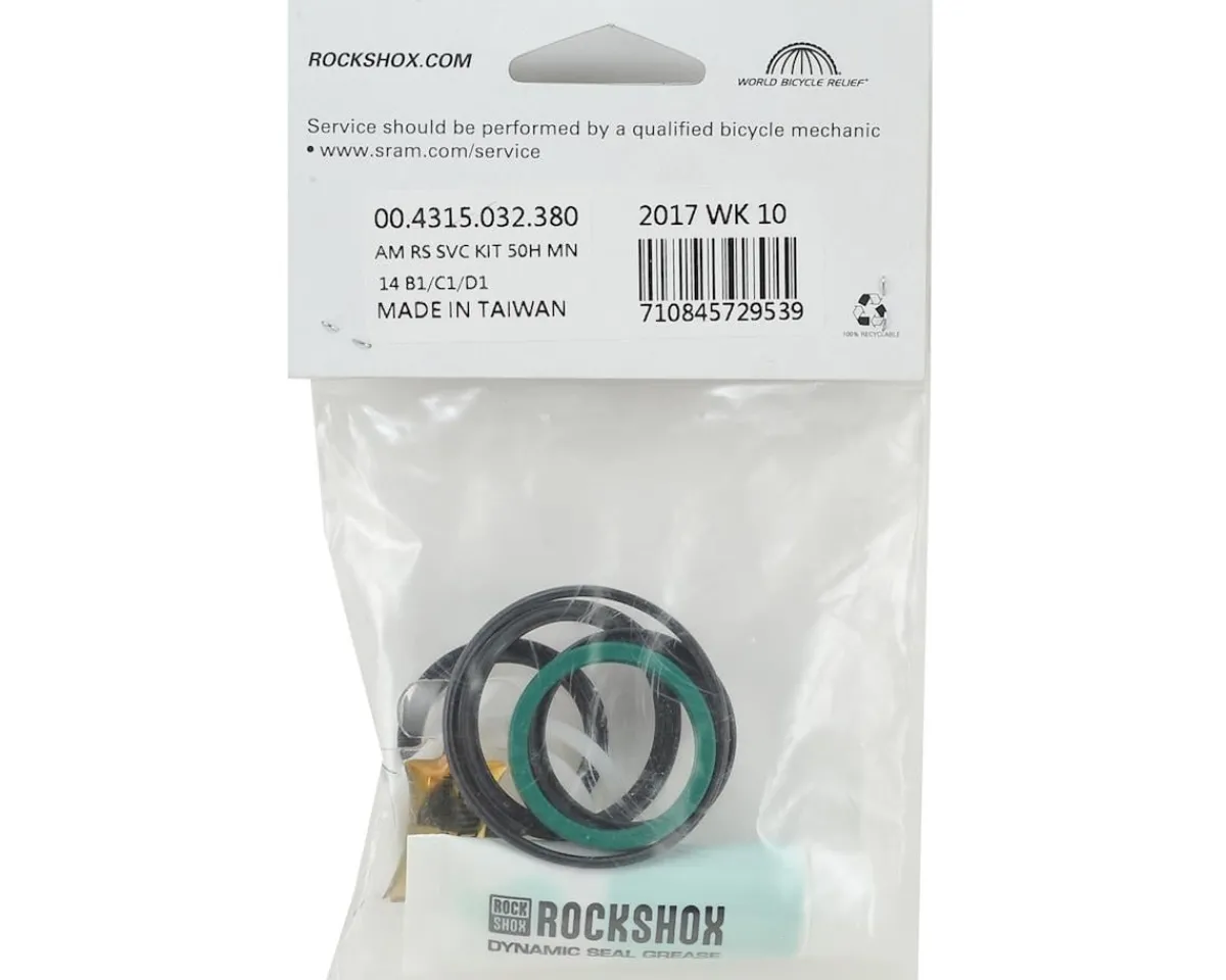 RockShox Suspension|Basic Air Can Service Kit (Monarch Air B1, Plus, XX,RL C1) (Non HV)