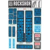 RockShox Frame Protection & Decals|Decal Kit (30/32mm) (Blue)