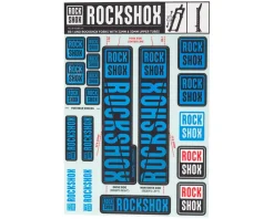 RockShox Frame Protection & Decals|Decal Kit (30/32mm) (Blue)