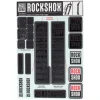 RockShox Frame Protection & Decals|Decal Kit (35m) (Stealth Black)