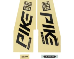 RockShox Suspension|Fork Decal Kit (Gloss Black/Silver) (Pike Ultimate) (27.5"/29")