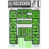 RockShox Suspension|Fork Decal Kit (Green) (For BoXXER and Domain Forks)