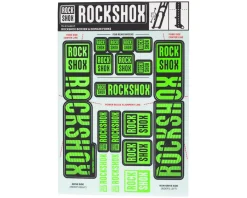RockShox Suspension|Fork Decal Kit (Green) (For BoXXER and Domain Forks)