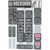 RockShox Suspension|Fork Decal Kit (Grey) (For Forks with 35mm Upper Tubes)