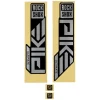 RockShox Frame Protection & Decals|Fork Decal Kit (Pike Ultimate) (Matte Silver Foil For High Gloss Black) (27.5/29") (2023+)