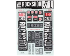 RockShox Suspension|Fork Decal Kit (White) (For BoXXer and Domain Forks)