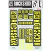 RockShox Suspension|Fork Decal Kit (Yellow) (For BoXXER and Domain Forks)